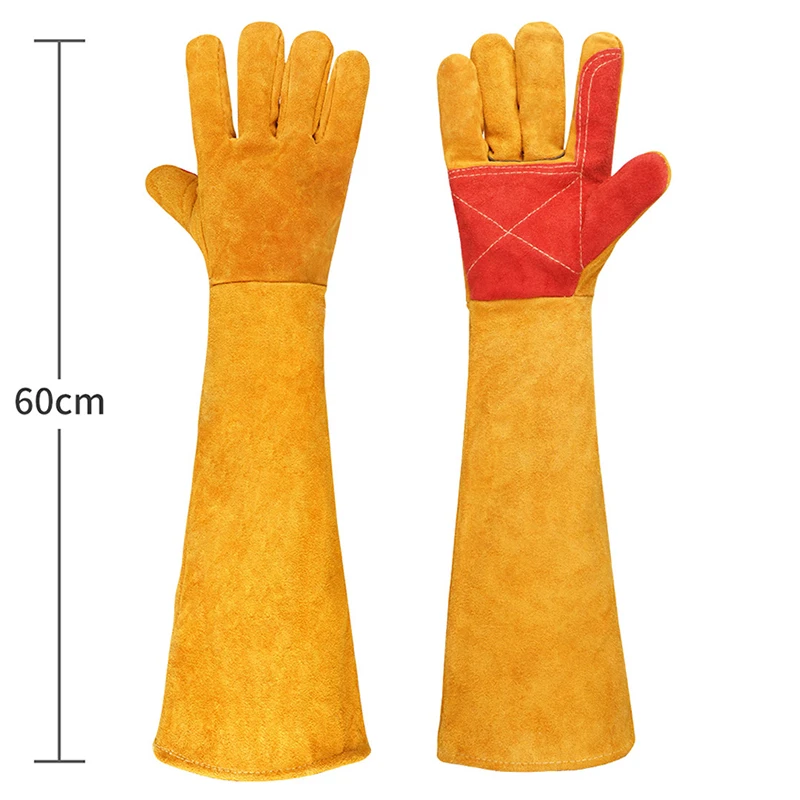 Heat Resistant Glove - Sarung tangan las kulit lengan panjang