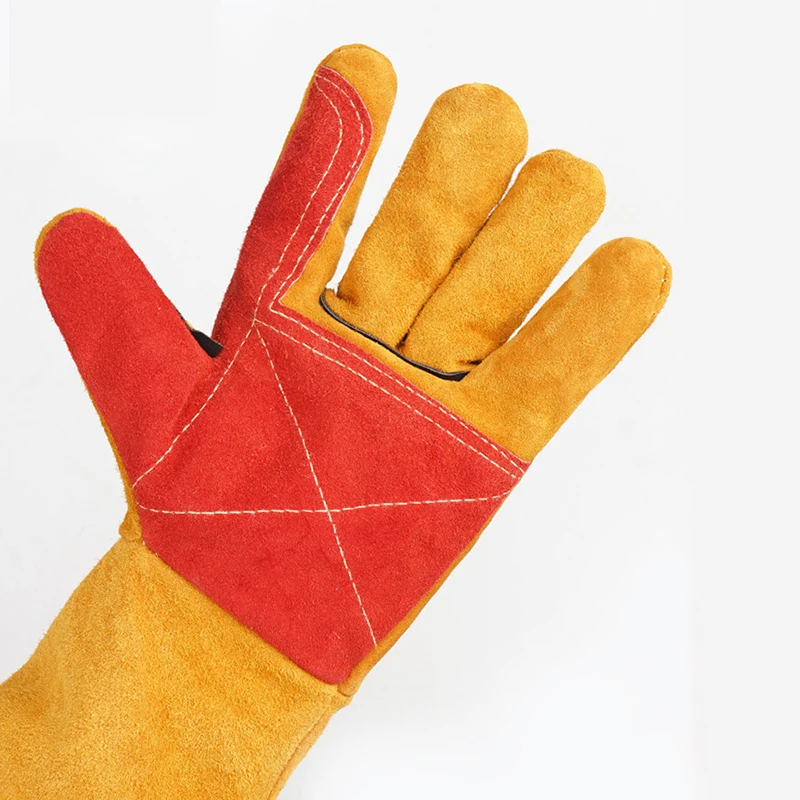 Sarung tangan las kulit lengan - Heat Resistant Glove ulasan dan harga