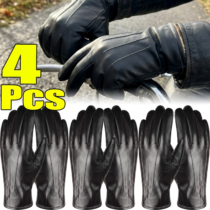 Sarung Tangan Kulit PU Termal  - Leather Driving Glove ulasan dan harga